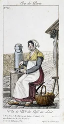 The merchant of café au lait - in Cris de Paris