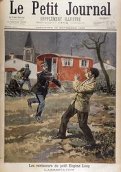 The abductors of little Eugène Loup: the arrest - in "Le Petit Journal" of 13/11/1898
