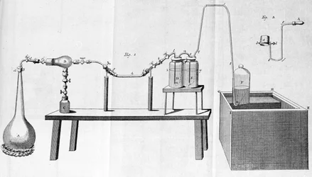 Experiments of Lavoisier - in Opuscules physique et chimiques by Lavoisier