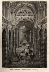Interior of the cathedral of Siena