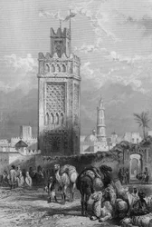 Main gate of Oran, main port west of Algeria. In 