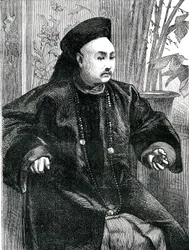 Mandarin Tchung Hao (Chung How) (Engraving 1868)