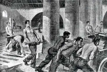 Manufacture of iron in Couillet factory
