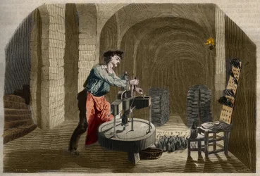 Manufacture of Sparkling Champagne Wine: Bottling Machine