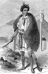 Maori Chef in the Vicinity of Auckland, New Zealand