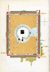 Map of Mecca - 19th century