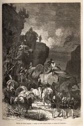 March of the English Army Towards the Dalanta Plateau