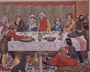Medieval Lord of Manor Dining