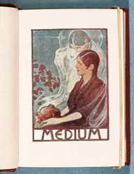 “The Medium”: illustration for the collection of short stories by Pío Baroja y Nessi (1872-1956), a Spanish writer and member of the Generation of 