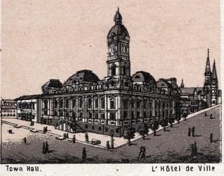 Melbourne, Australia: view of Town Hall. The world illustrates 168 views. Undated (late 19th century)