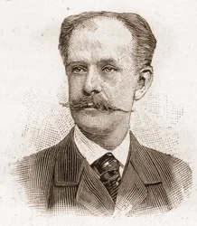 Members of the Academy Francaise in 1895: portrait of Paul Gabriel Othenin d