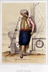 Moor of Algiers during the second half of the 19th century.