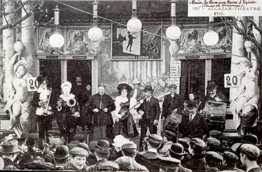Musical Show at the Gingerbread Fair in Front of the Alcazar Theatre