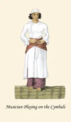 Musician Playing the Cymbals