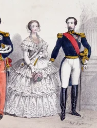 Napoleon III and Eugenie