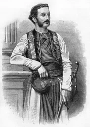 Nicholas I (1841-1921), in 1869. Prince of Montenegro, then King of Montenegro.