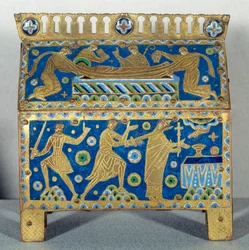Object of Art: Enamel Hunting, Gold and Copper by Saint Thomas Becket