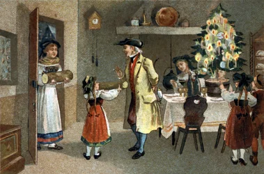 Old custom celebrated in the Alsace region: the Christmas bush