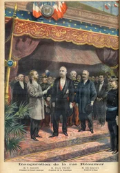 Opening of the Rue Reaumur, Paris