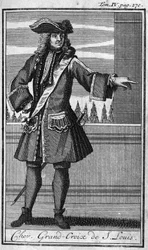 Orders of Chivalry. Chevalier Grand Cross of Saint Louis in France in the 17th century. In "History of military orders or knights, of the secular and regular militias of both sexes, which have been established so far. Edition taken from Abbe Giustini"
