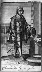 Orders of Chivalry. Knight of the Lily in Italy. In “History of military orders or knights, of the secure and routine militias of both sex, which have been established so far. Edition taken from Abbe Giustiniani, R.P.Bonani, M. Herman, Schoonebeek, R.P.H
