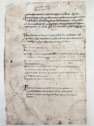 Page of Comments to the Psalms by Cassiodore