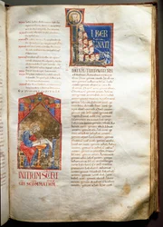 Page of an illuminated bible (Ms.721-Foglio 190r)