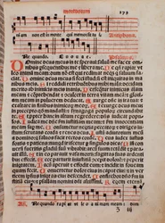 Page of the liturgy book 