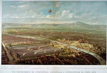 Panoramic View of the 1878 Universal Exhibition in Paris