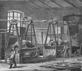 Paper making in the 19th century