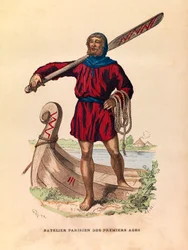 Parisian boatman during Antiquity
