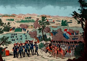 Passage of the Mincio on 11 Prairial year IV by the French Grenadiers