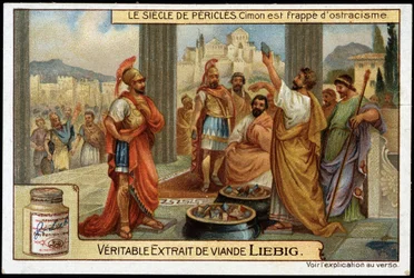 Pericles century (495-429 BC): statesman and strategy Cimon (510-449 BC) is struck with ostracism, in 461 BC