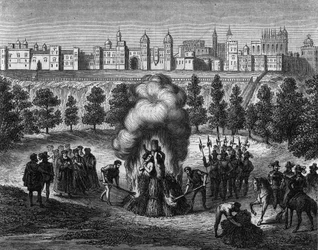 Persecutions of Protestants in England in the 16th Century