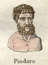 Pindar (518-v. 438 BC), Greek Opera Poet.