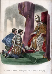Pope Gregory XIII Receives the Head of Gaspard de Coligny