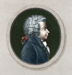 Portrait of Wolfgang Amadeus Mozart (1756-1791)