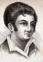 Portrait of Jean Flévéé, intimate correspondent of Napoleon I (1767 - 1839) - in 