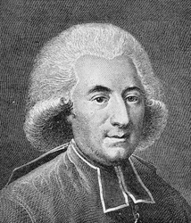 Portrait of Abbé Fauchet (1744 - 1793). Engraving from the end of the 19th century in 