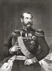 Portrait of Alexander II Nikolayevich, Emperor of Russia