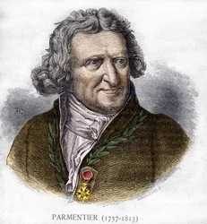 Portrait of Antoine Augustin Parmentier (1737-1813), French Military Pharmacist and Agronomist - in Les Contemporains, Late 19th Century
