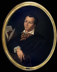 Portrait of Antonin Careme (1783 - 1833) cook - Painting, al. Fondation Escoffier