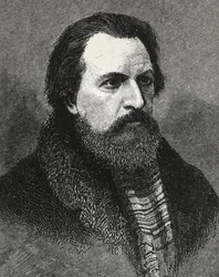 Portrait of Apollo Grigoryev (1822-1865) Russian poet and critic