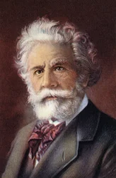 Portrait of Camille Flammarion, French astronomer and scientific journalist
