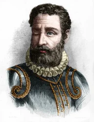 Portrait of Luis Vaz de Camoens, Portuguese poet (1525-1580)