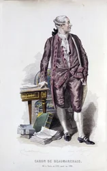 Portrait of Caron de Beaumarchais