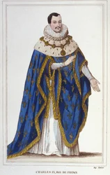 Portrait of Charles IX (1550 - 1574), King of France