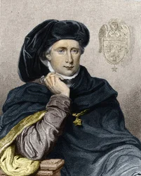 Portrait of Charles VI the Beloved or the Mad, King of France