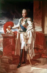 Portrait of Charles X, King of France from 1824 to 1830. Painting. Museum of Capodimonte, Naples