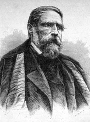 Portrait of Decamps, French painter - in 